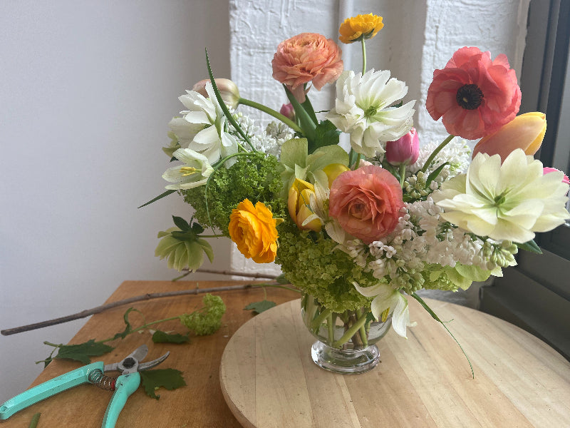 Seasonal Floral Design Workshops with Clippers